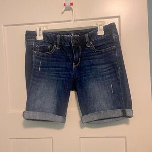 Denim shorts